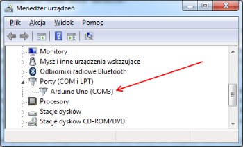 COM port for Arduino... Click to enlarge...