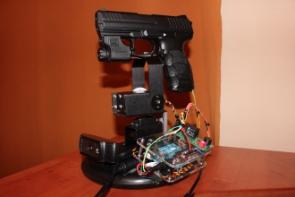 Gun turret prototype... Click to enlarge...