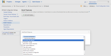 AssemblyInfo patcher settings... Click to enlarge...