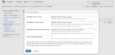 AssemblyInfo patcher build feature... Click to enlarge settings...